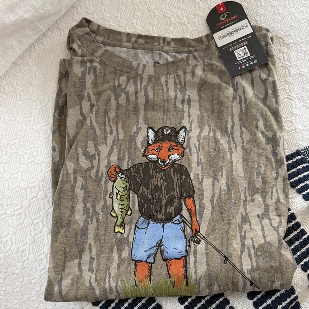 Mossy Oak Camouflage Bass Tee